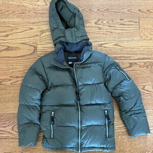 Marmot Kid Green 700 Fill Responsibly Down Filled Puffer Jacket Size S